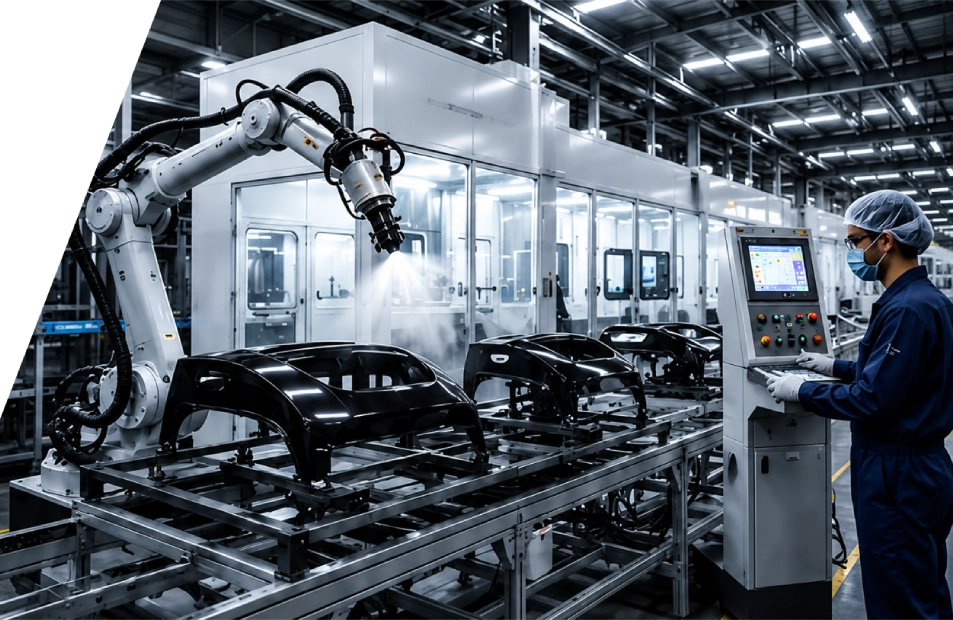 OEM spray painting services for automotive components